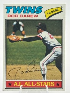 1977 Topps Baseball Rod Carew #120 Baseball Card Minnesota Twins HOFer