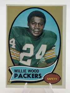 1970 Topps Football Willie Wood #261 Green Bay Packers Football Card