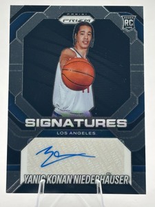2025-26 Panini Prizm Basketball Yanic Konan Niederhauser Autograph Card #SIG-YKN