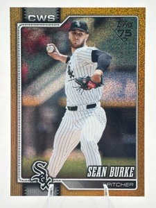 2026 Topps Series One Sean Burke Gold Glitter Foil #137 Numbered 1150 Baseball Card