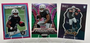 Lot Of 3 Ashton Jeanty Rookie Cards