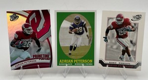Adrian Peterson Rookie Card Lot Minnesota Vikings Future HOFer