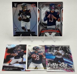 Caleb Williams Football Card Lot (Including Rookies)