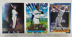 Lot of 3 Ken Griffey Jr. Baseball Cards