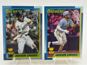 Lot of 2 Jackson Chourio Baseball Cards