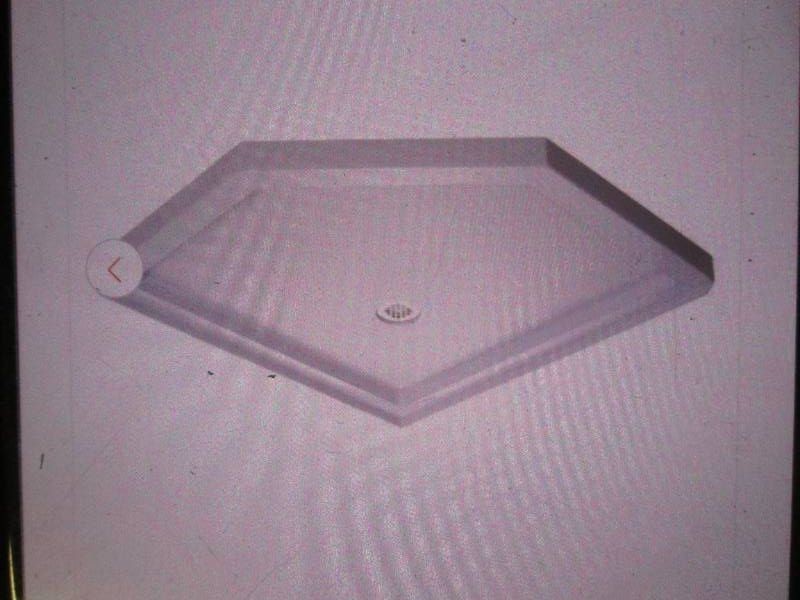 SlimLine 38 in. x 38 in. Neo-Angle Shower Tray in White