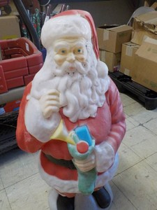 42 Blow Mold Santa- missing light
