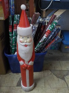 39 Blow Mold Santa- missing light