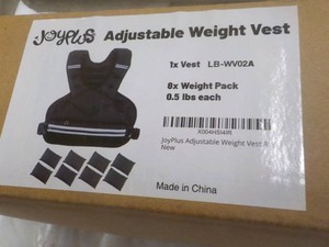 Joypws 8 lb. Adjustable Weighted Vest 0.5 lbs. each