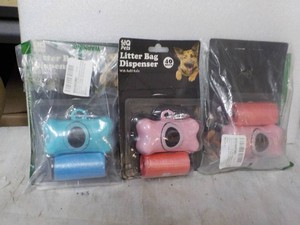 3 Litter Bag Dispenser and Refill Bags