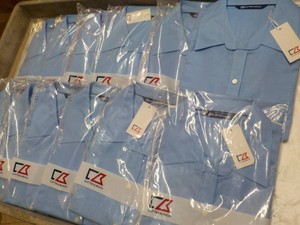 12 Blue Cutter and Buck size S Long Sleeved Shirts
