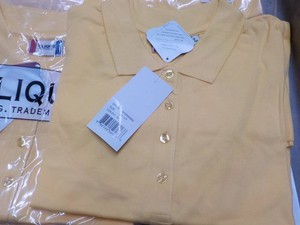 12 Clique Yellow Short Sleeve Tops size 2X