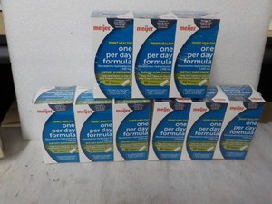9 boxes Meijer One per Day Dietary Supplements