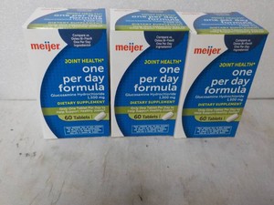 3 boxes Meijer One Per Day Formula Dietary Supplements - exp 0327
