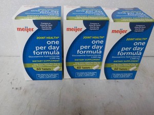 3 boxes Meijer One Per Day Formula Dietary Supplements - exp 0327