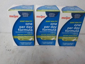 3 boxes Meijer One Per Day Formula Dietary Supplements - exp 0327