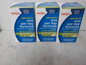 3 boxes Meijer One Per Day Formula Dietary Supplements - exp 0327