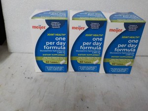3 boxes Meijer One Per Day Formula Dietary Supplements - exp 0327