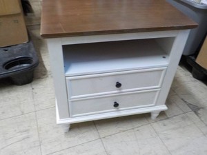 Night Stand with USB and Outlet 24 x 24