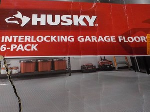 6 Pack Husky Interlocking Garage Flooring