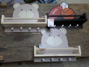 3 Childrens Wall Hooks