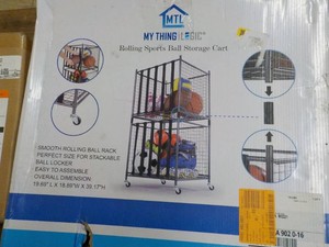 My Thing Logic Rolling Sports Ball Storage Cart