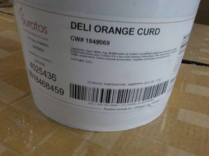 Deli Orange Curd 20 lbs. Puratos