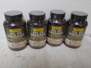 4 Bottles Sakeon Oil of Oregano Gummies