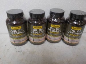 4 Bottles Sakeon Oil of Oregano Gummies