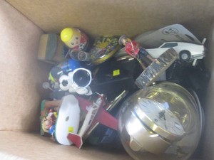 (A-1) Box of Small Figures Collectibles Etc