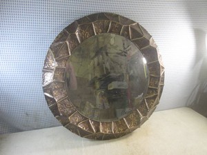 (C-2) Vintage Round Decorative Wall Mirror Metal Frame 26