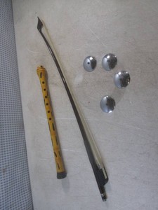 (EW5) French Style Double Bass Bow, Wood Flute and Other