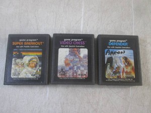 (BSB) 3 Vintage Atari 2600 Game Cartridges