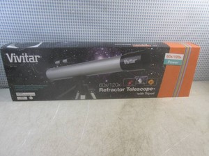 (EW5) Vivitar 60x120x Refractor Telescope with Tripod