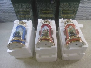 (BSB) 3 Thomas Kinkade Lightup Lighthouse Figures