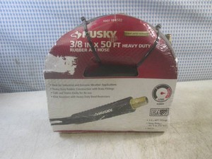 (G-1) Husky 38 x 50 ft Heavy Duty Rubber Air Hose