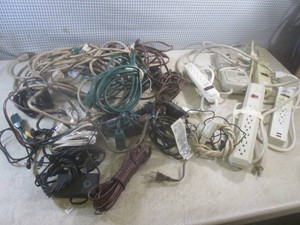 (F-2) Assorted Power Strips and Extemsion Cords
