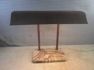 (BS) Vintage Desk Lamp Rewired with LED Lighting