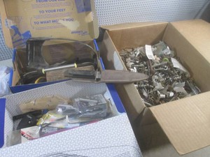 (F-1) 3 Boxes of Misc Hardware and Other Misc