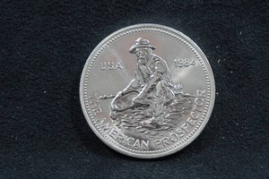 1984 Engelhard American Prospector 1 Ounce Silver Coin