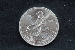 1984 Engelhard American Prospector 1 Ounce Silver Coin