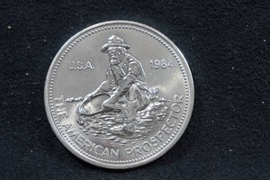 1984 Engelhard American Prospector 1 Ounce Silver Coin