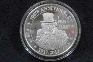 2017 Uncle Sam Silver 1 Ounce Coin