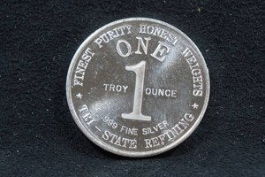 Tri-State Refining 1 Troy Ounce Silver Coin