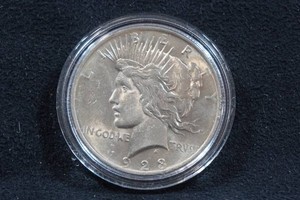 1923-P US Peace Silver Dollar Coin