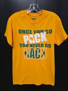 Gildan DryBlend Gold Packers T-Shirt - Size S