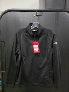 The North Face Womens Black Quarter-Zip Pullover - Size L