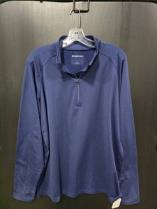Sport-Tek Navy Long-Sleeve Quarter-Zip - Size L