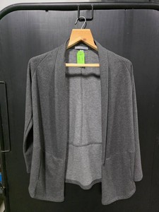 Port Authority Ladies Gray Open-Front Cardigan - Size XS