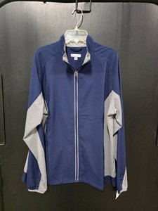 Augusta Sportswear Ladies NavyGray Full-Zip Jacket - Size L